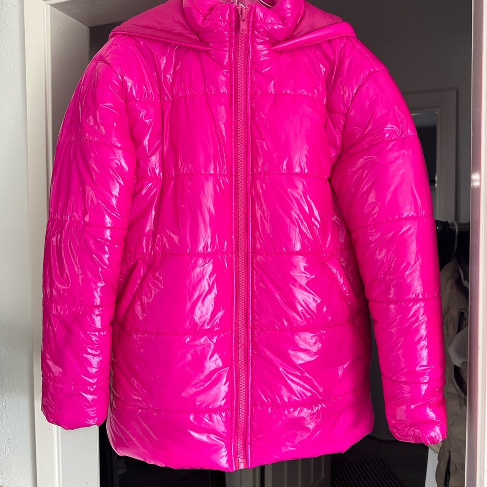 Vibrant Pink Puffer Coat